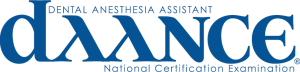 Blue logo for the Dental Anesthesia Assistant National Certification Examination (DAANCE)